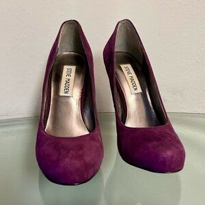 Steve Madden Deep Purple Heels